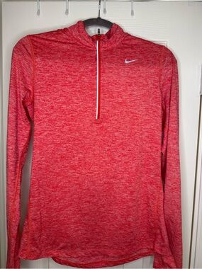Nike Orange Heather Dri-FIT Running Tee